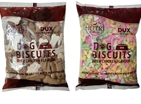 DUX Dog Biscuits Real Chicken Biscuit,Each Pack of 900g Pack of 2 For Discount