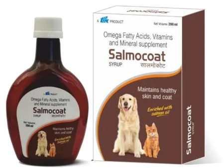 Ttk Salmocoat Syrup for Dogs& Cats -200 ml Fashion