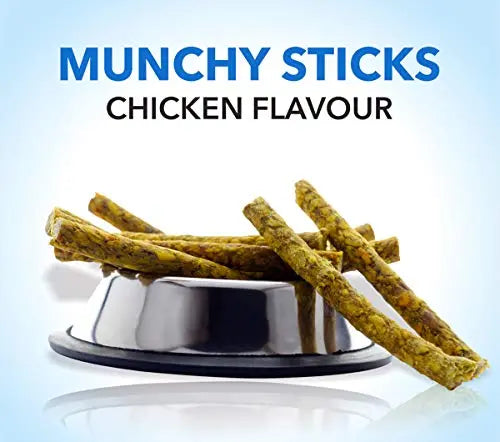 Purepet Treat Combo Offer - Chicken Flavor Biscuit Jar (2 x 455g) + Munchy Sticks, Chicken Flavor (2 x 400g) - Pack of 4 For Cheap