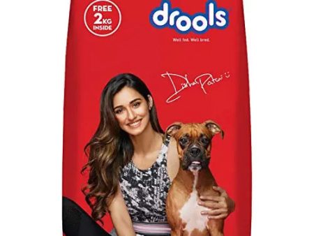 Drools Chicken and Egg Adult Dry Dog Food, 10kg (+2kg Extra Free Inside) For Sale