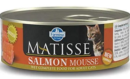 FARMINA Matisse CAT Mousse Salmon, Wet Food, Adult Cat, 12 Cans X 80 GMS Each Sale