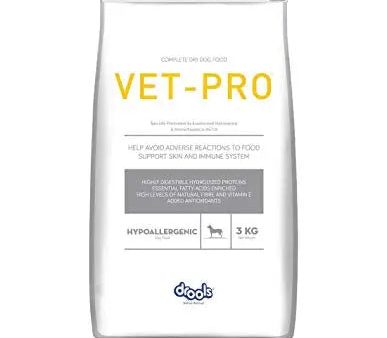 Vet pro Hypoallergenic Dog Food 3kg for Dogs with adverse Reactions to Food Online Hot Sale