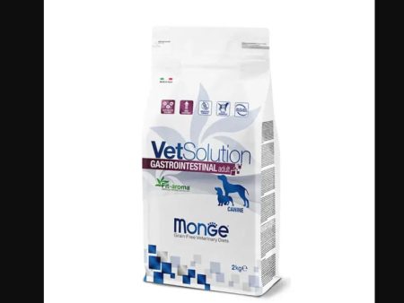 MONGE VETSOLUTION CANINE-GASTROINTESTINAL ADULT 2KG FOR DOGS For Sale