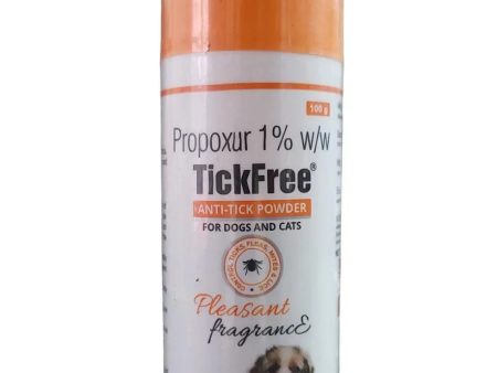 TickFree Anti-Tick & Flea  Powder For Dogs & Cats - 100 Gm For Sale