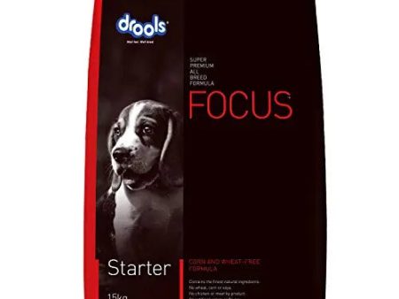 Drools Focus Starter 12kg Super Premium Dog Food Online now