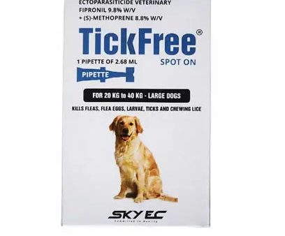 Sky Ec Tick Free Spot on | Dogs 20 - 40 KG |2.68 ML For Sale