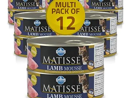 FARMINA Matisse CAT Mousse Lamb, Wet Food, Adult Cat, 12 Cans X 80 GMS Each Online