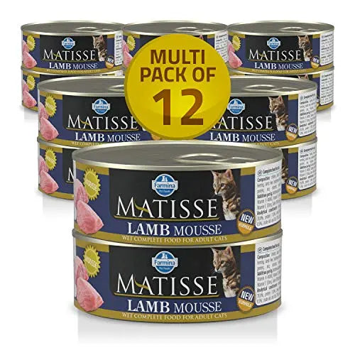 FARMINA Matisse CAT Mousse Lamb, Wet Food, Adult Cat, 12 Cans X 80 GMS Each Online