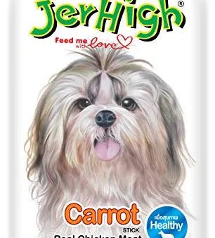 JerHigh Carrot Stix Dog Treats, 70 g Supply