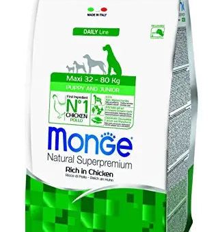 Monge Daily Line - Maxi Puppy & Junior with Chicken 3 kg Online