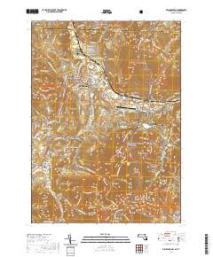 USGS US Topo 7.5-minute map for Williamstown MAVT 2021 Cheap