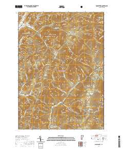 USGS US Topo 7.5-minute map for West Rupert VT 2021 Fashion