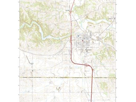 US Topo 7.5-minute map for Maquoketa IA Cheap