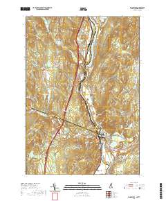 USGS US Topo 7.5-minute map for Woodsville NHVT 2021 Sale