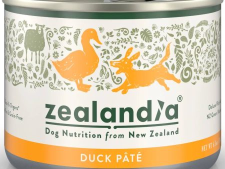 15% OFF: Zealandia Free-Run Duck Pate Grain-Free Adult Canned Dog Food 185g Sale