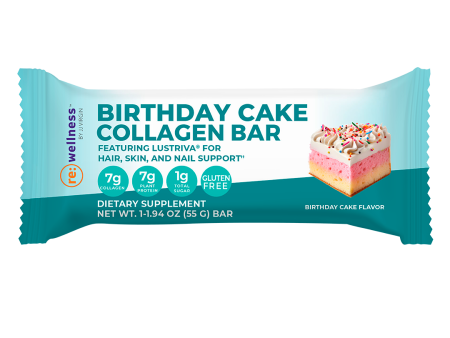 Birthday Cake Collagen Bar - Case of 12 Online now