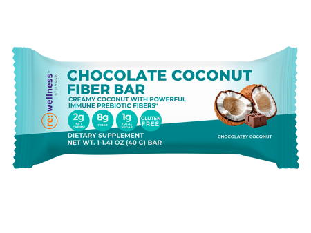 Chocolate Coconut Fiber Bar - Case of 12 Supply